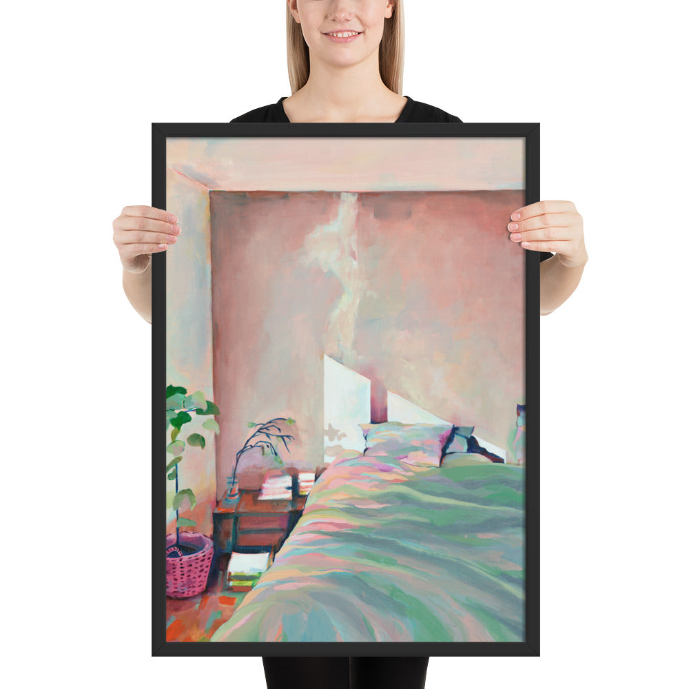 Gerahmter Kunstdruck LIGHT ROOM * Framed matte paper poster LIGHT ROOM