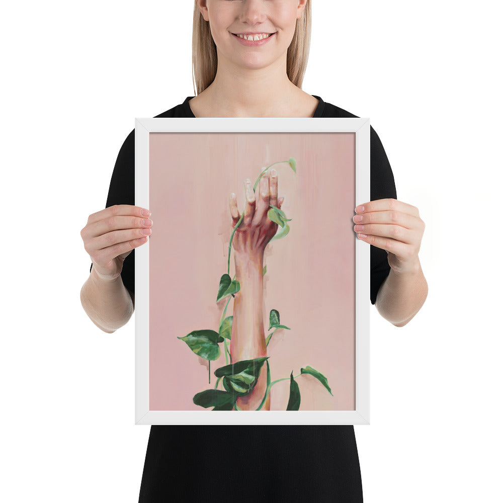 Gerahmter Kunstdruck FEEL * Framed matte paper poster FEEL