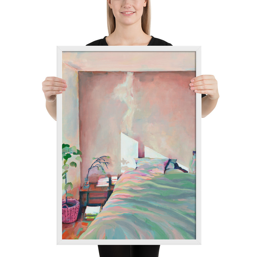 Gerahmter Kunstdruck LIGHT ROOM * Framed matte paper poster LIGHT ROOM