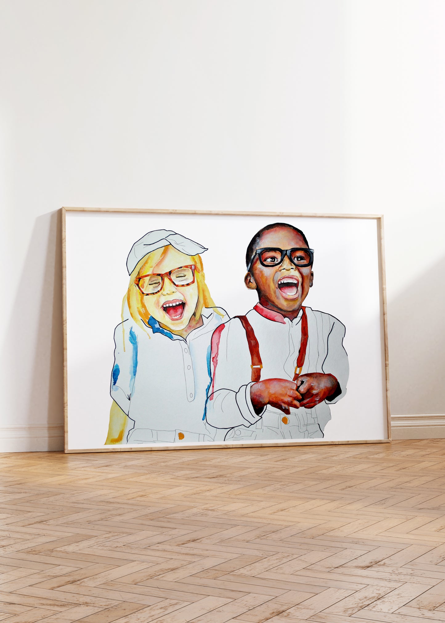 Portrait Wall Art SHARE LAUGHTER