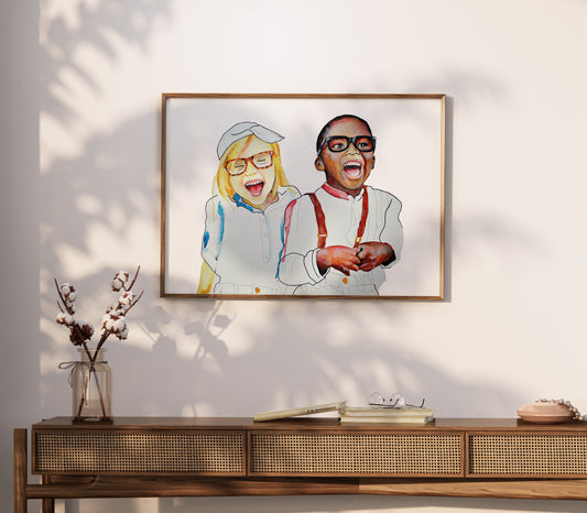 Wall Art Print Poster SHARE LAUGHTER