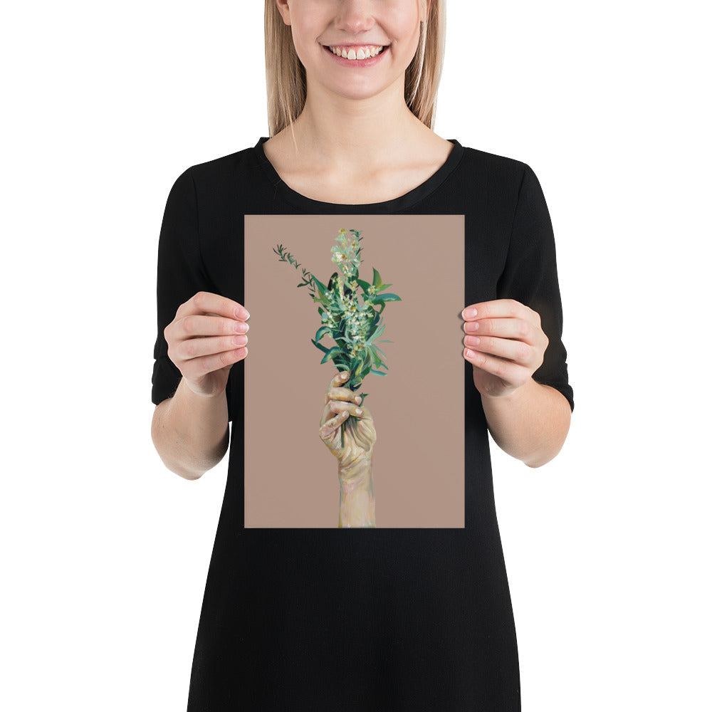 Nature Art Print HAND GIFTED FLOWERS