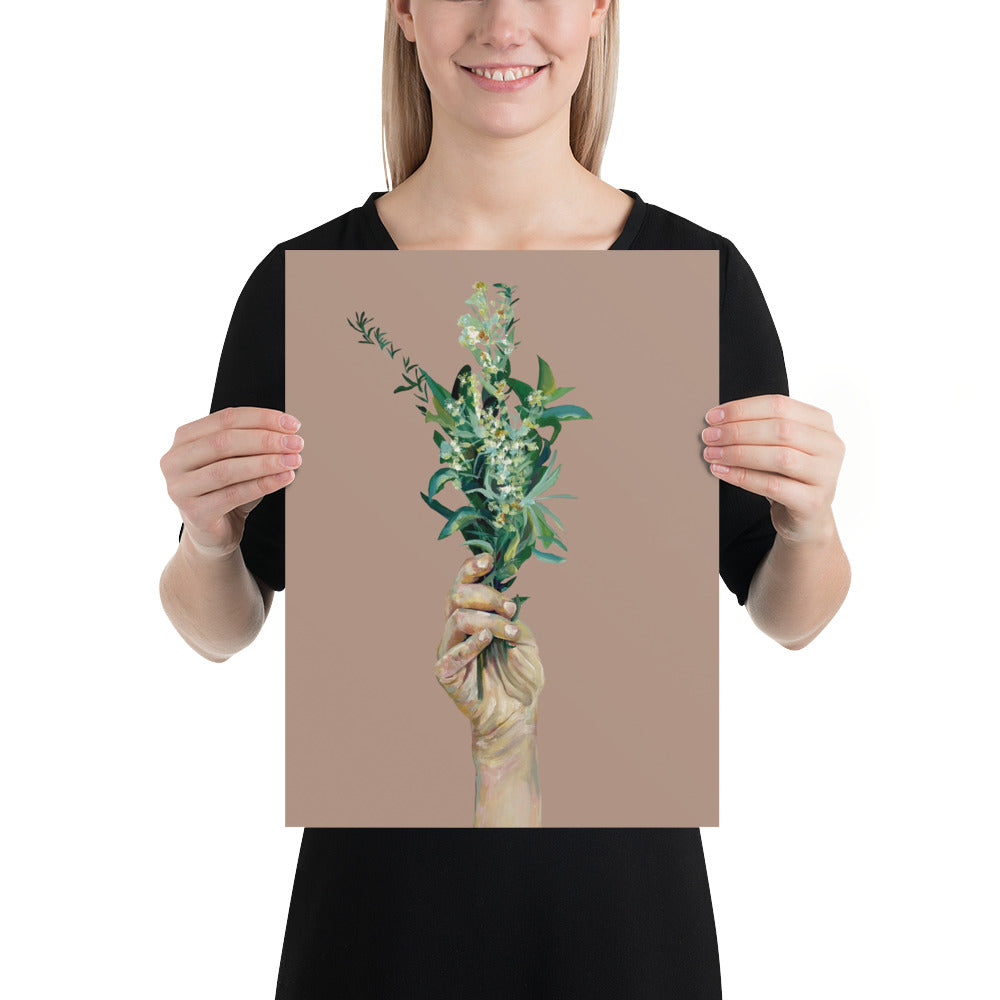 Nature Art Print HAND GIFTED FLOWERS