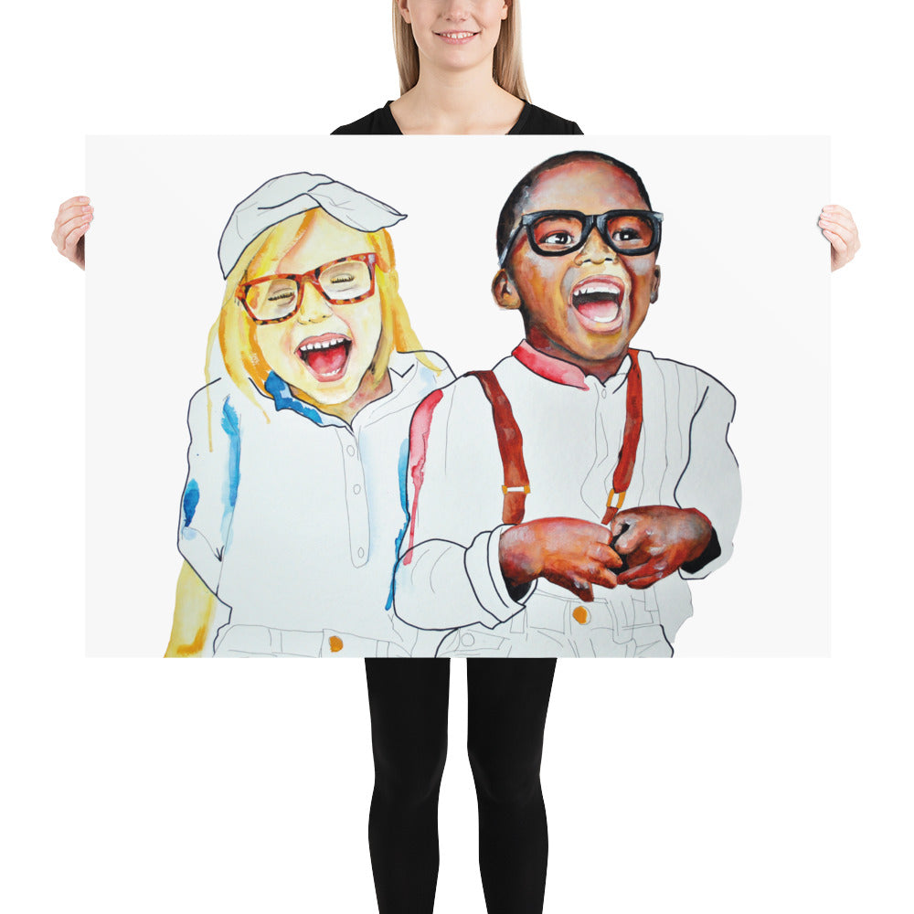 Wall Art Print Poster SHARE LAUGHTER